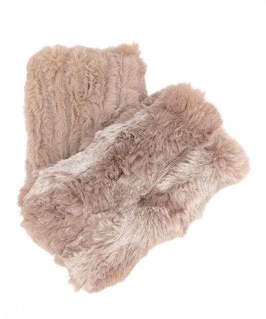 Faux Fur Cloudwalk Fingerless Gloves (Short)