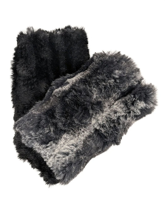 Faux Fur Cloudwalk Fingerless Gloves (Short)