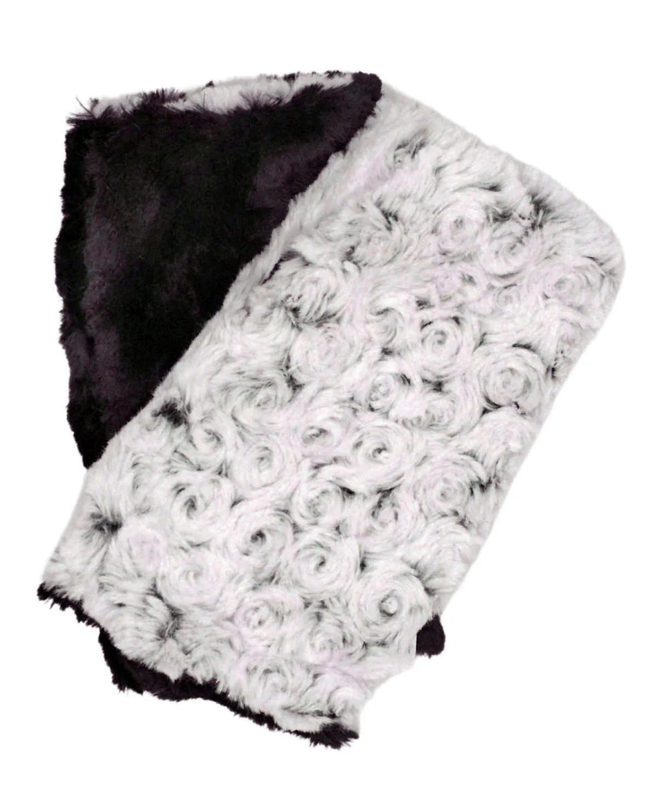 Luxury Faux Fur Fingerless Reversible Gloves