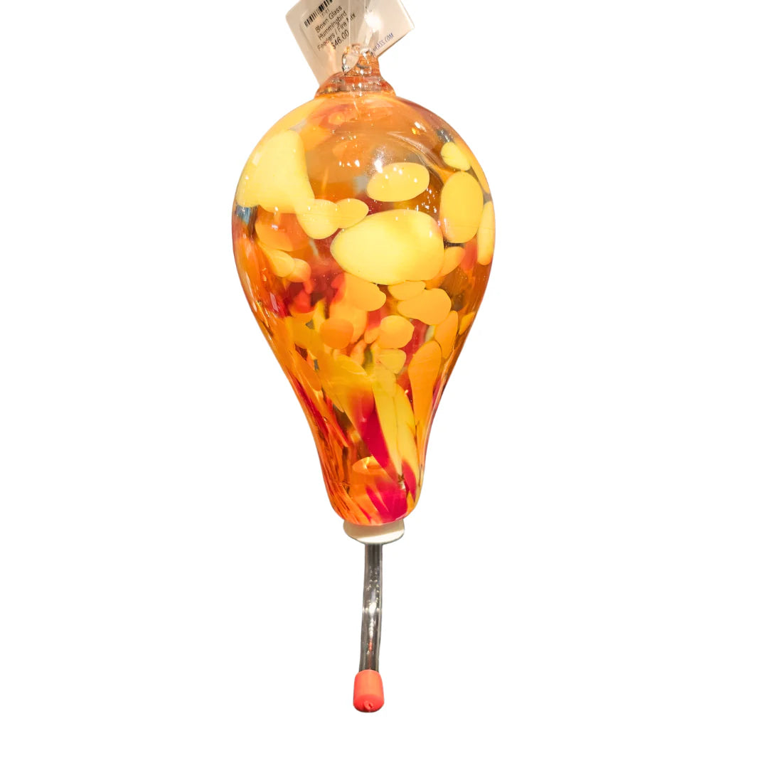 Glass Humming Bird Feeder