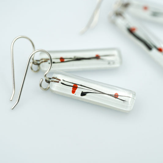 Momo Vert Bar Earrings