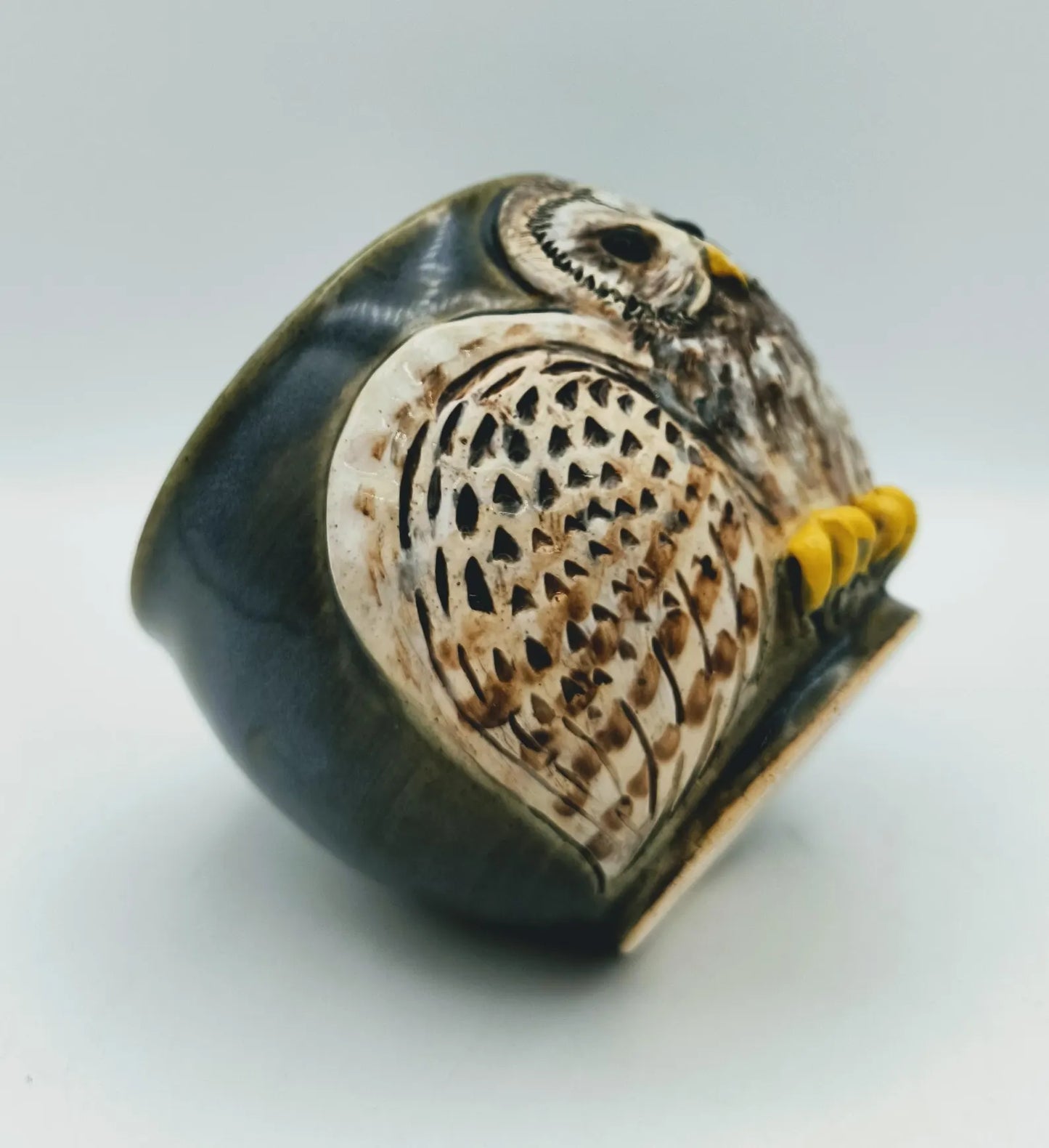 Ceramic Barred Owl Mug