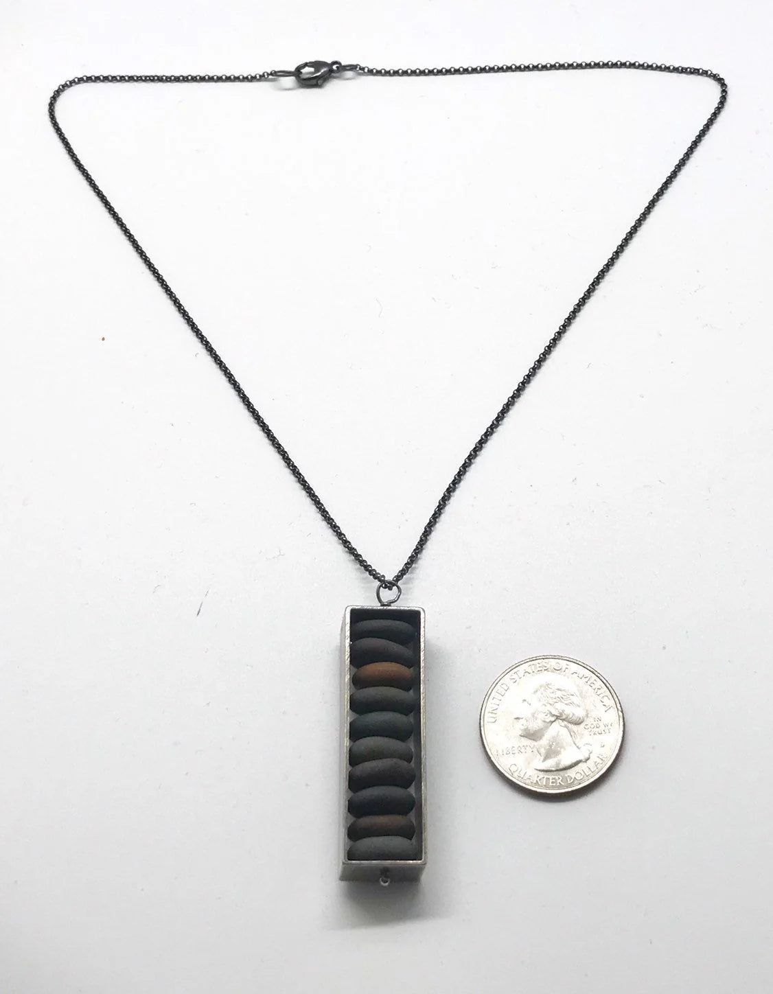 Large Box Rock Necklace
