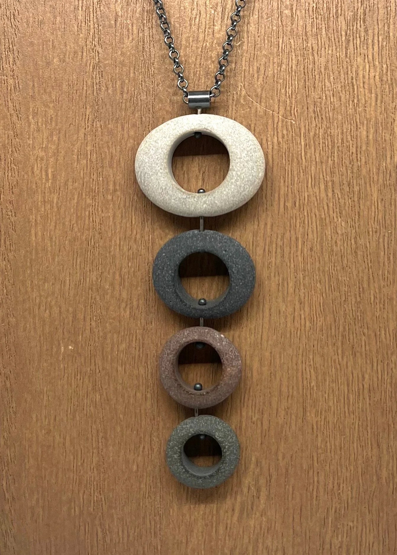 4 Circle Rock Necklace