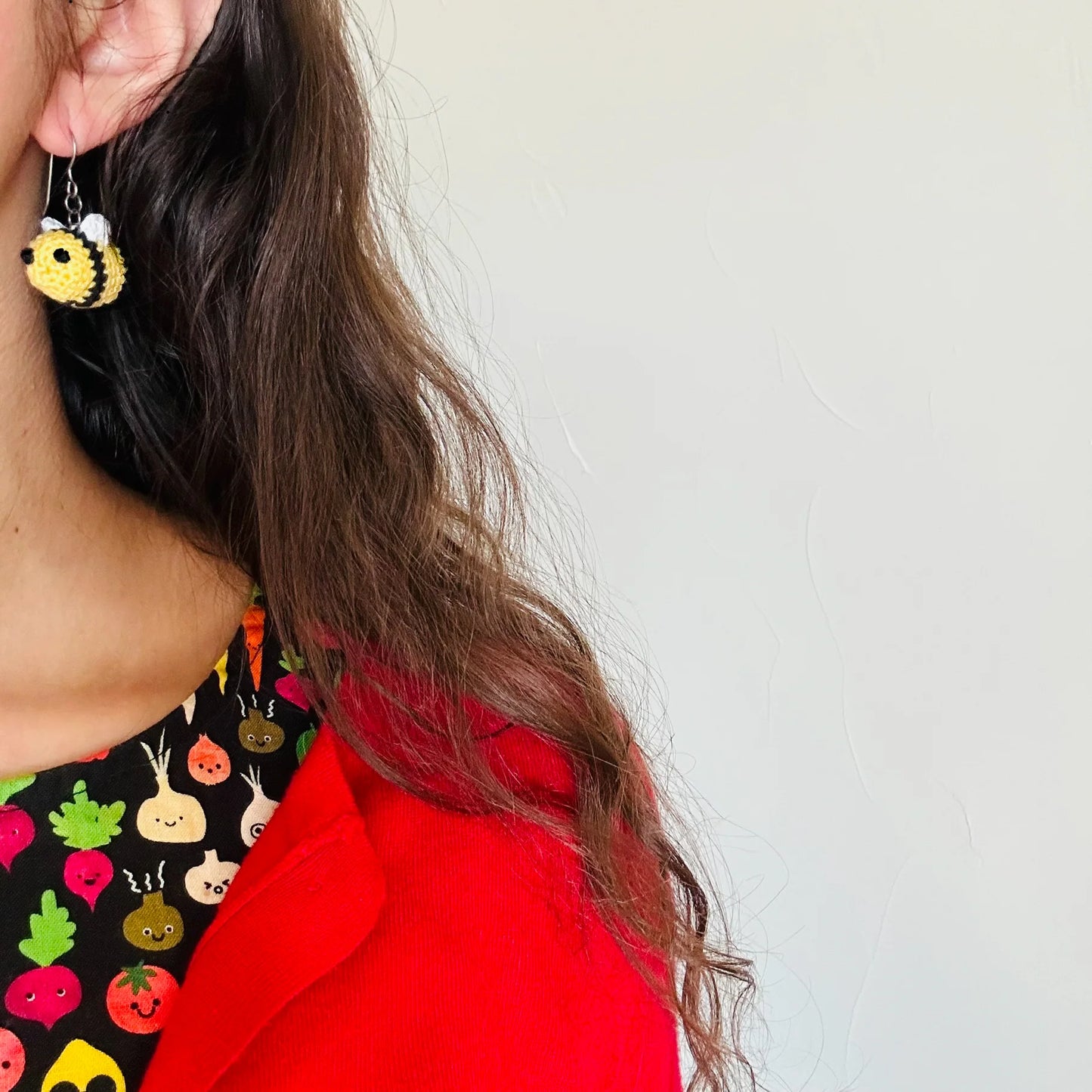 Crochet Busy Bee Dangles