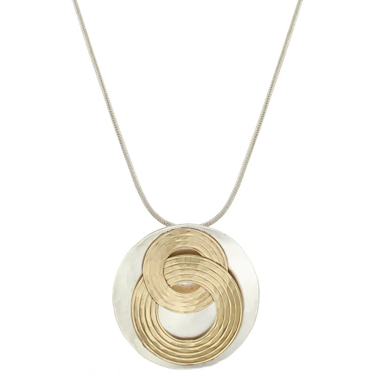 Interlocking Disk Necklace – The Painted Bird