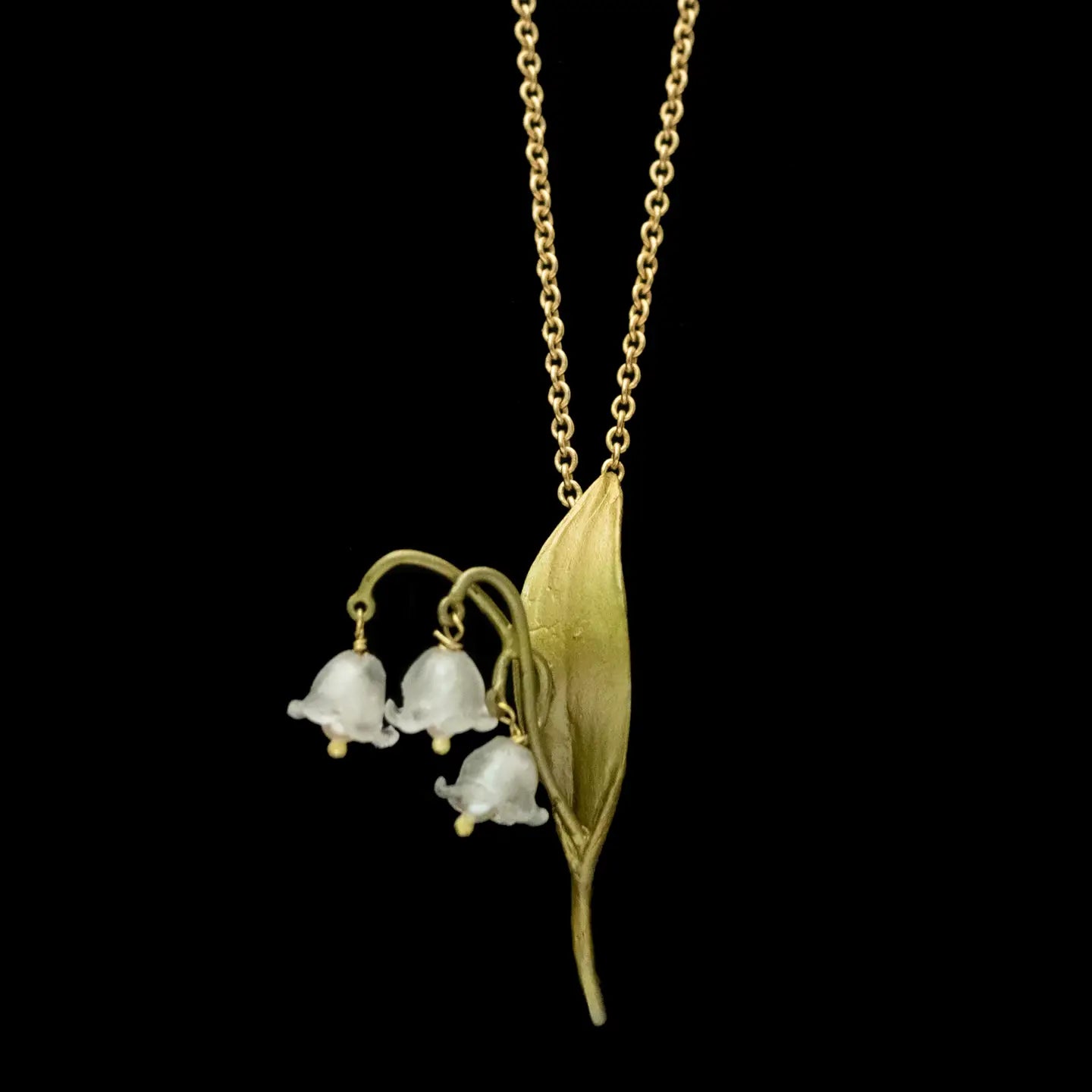 Lily of the Valley 16" Adjustable Pendant Necklace
