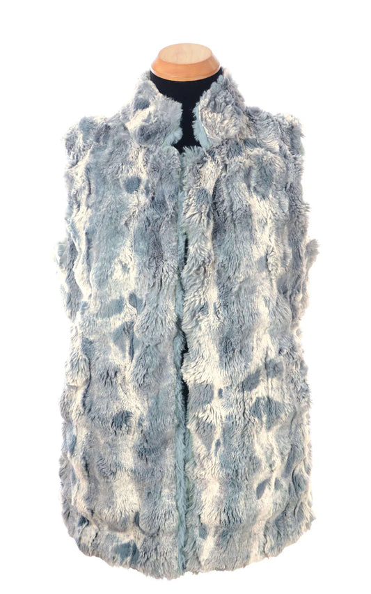 Reversible Cloudwalk Faux Fur Vest - Blue Mist/Cirrus Blue Mist