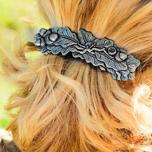 Oak Leaf Barrette