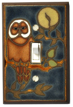 Owl Single Switchplate