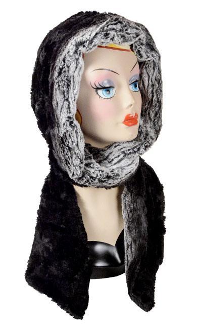 Faux Fur Hoody Scarf
