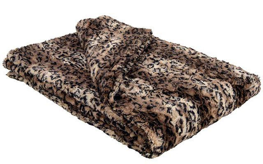 Lynx Faux Fur Blanket