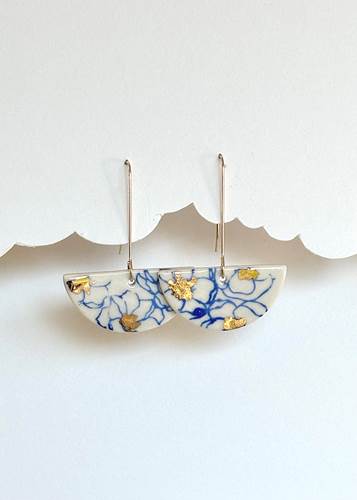 Poppy Half Moon Earrings - Three Colors
