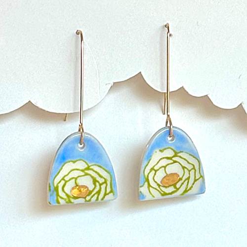 Poppy Short Arch Earrings - Two Colors