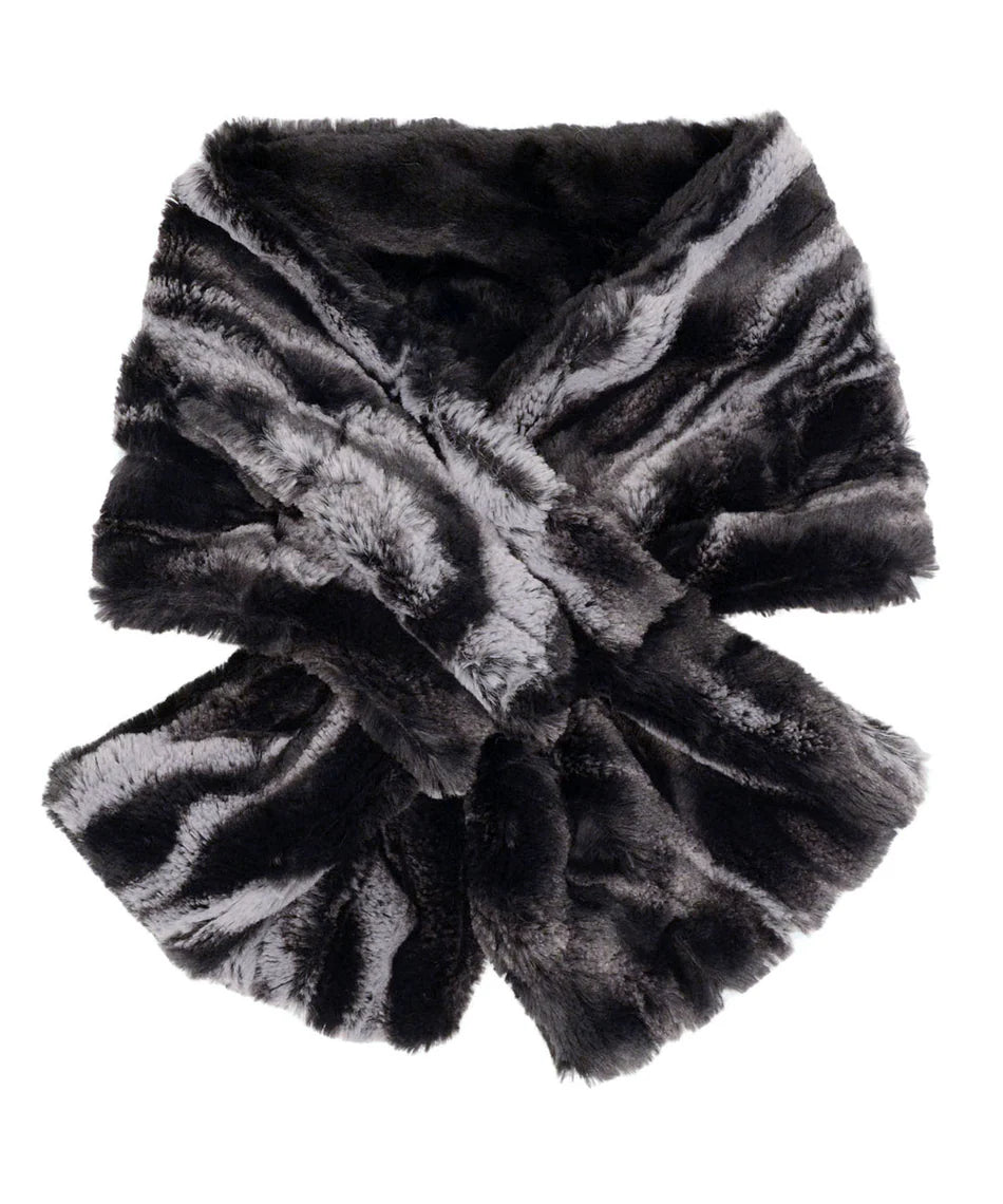 Faux Fur Pull Thru Scarf - Various Colors