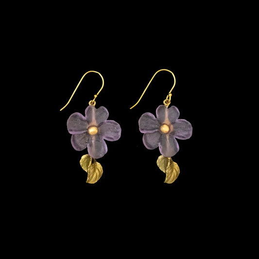 Impatiens Flower Earrings