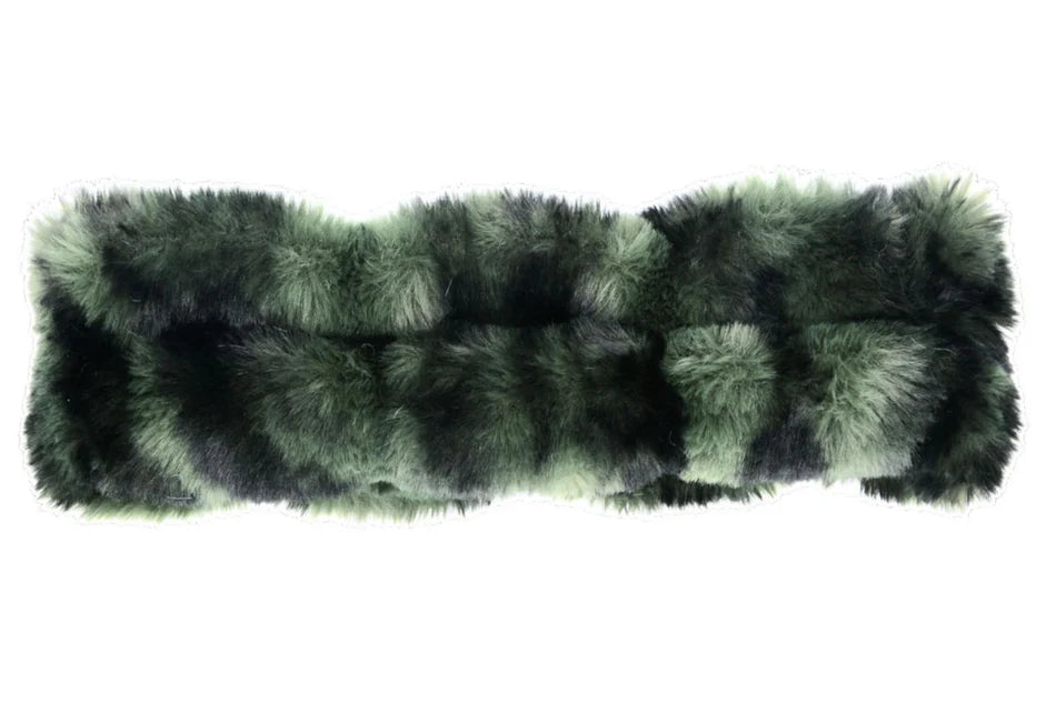 Royal Opulence Faux Fur Ear/ Neck Cozy - Black Pine Narrow