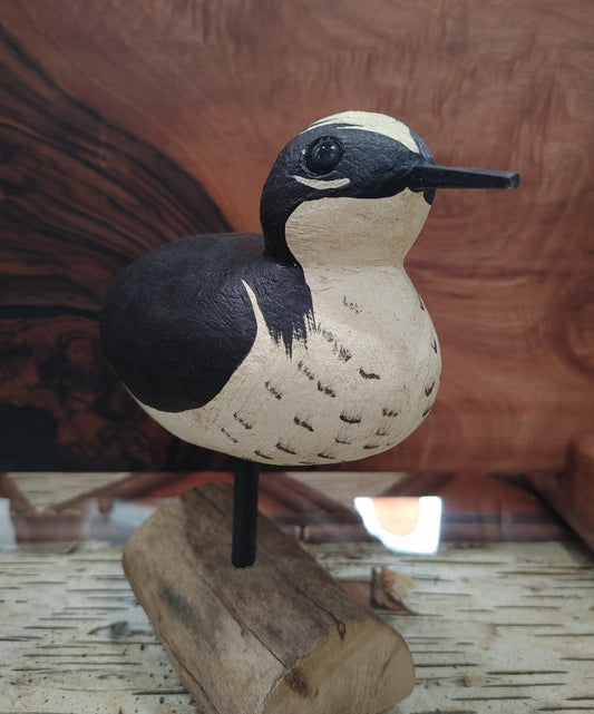 black-white-sandpiper-wood-carved-display