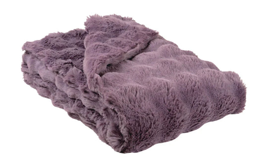 Sugar Plum Enchanted Faux Fur Throw