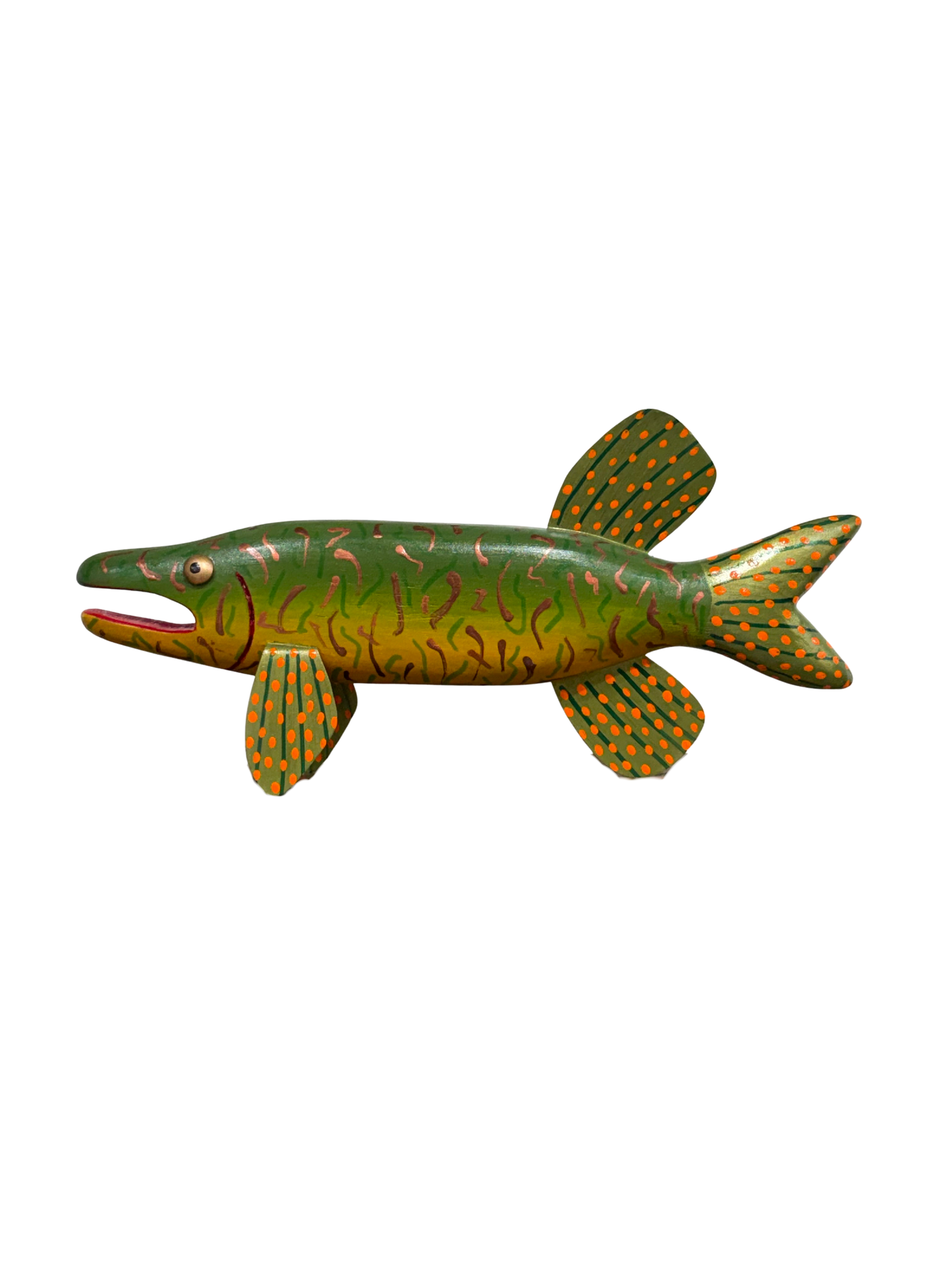 Hand Painted Musky 16"