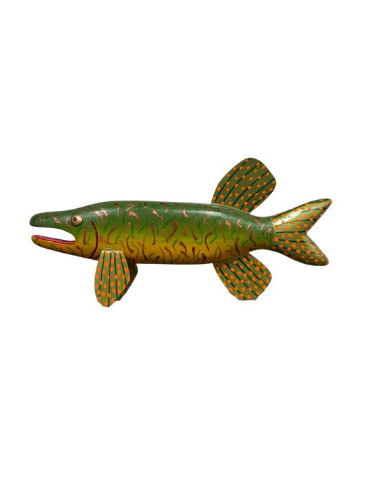Hand Painted Musky 16"