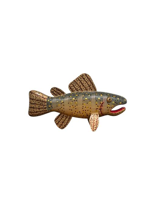Hand Painted Trout 8"