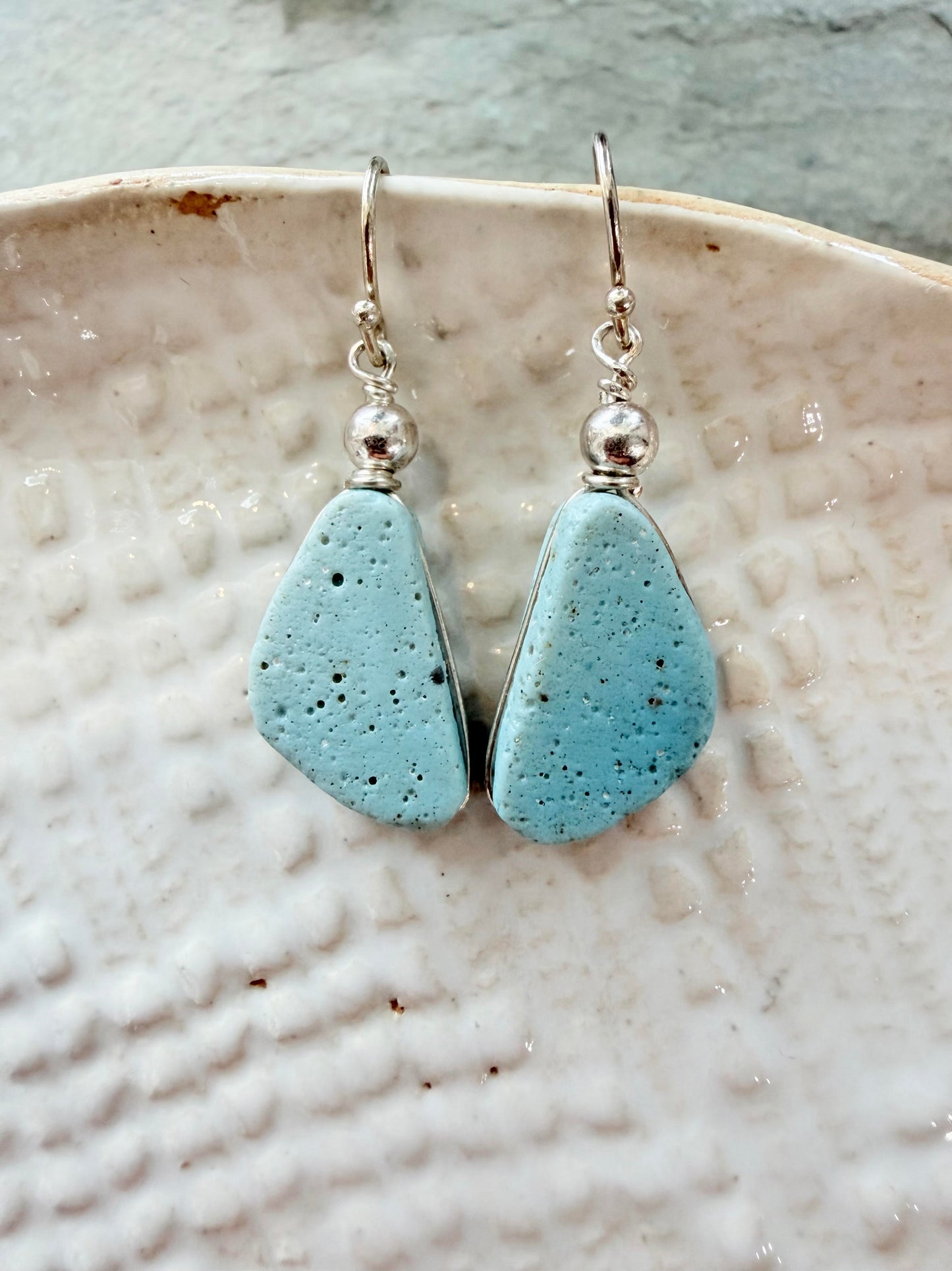 Leland Blue Channel Set Earrings