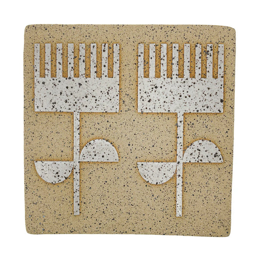 Nature Themed Ceramic Tile Coaster