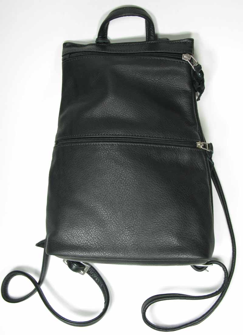 Sven Multi-Zip Leather Crossbody Bag
