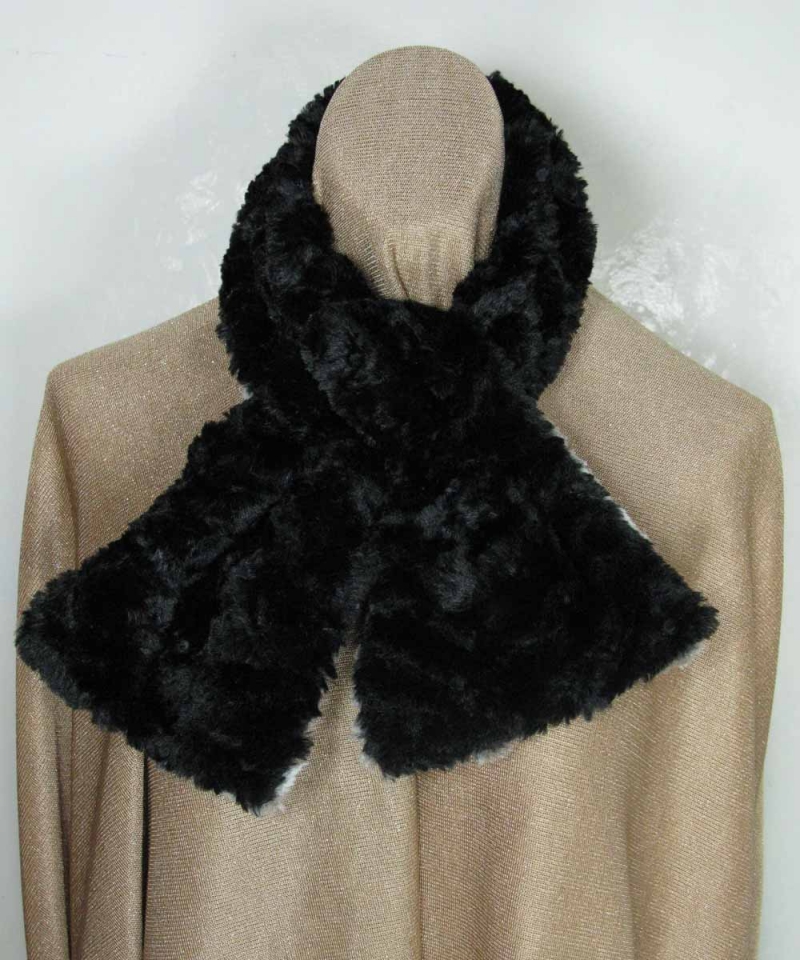 Faux Fur Pull Through Scarf