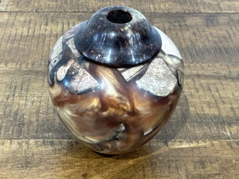 Mixed Wood Vase 